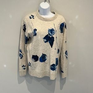 Club Monaco floral sweater